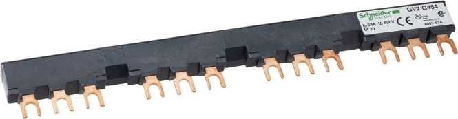 Sammelschiene 63A 4 ABG. 54mm GV2G454 
