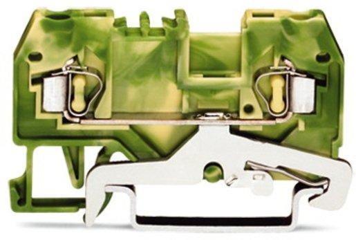 2-Leiter-Schutzleiterklemme 0,08 - 2,5 mm² grün-gelb 