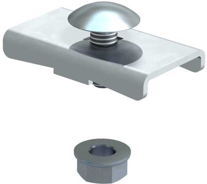 Klemmstück für Kabelleiter L45 und L60 40x22 St FT 