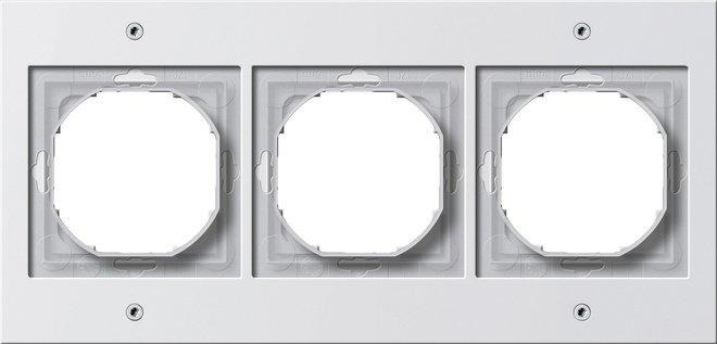 3-fach Abdeckrahmen für TX_44 (WG UP) reinweiß 