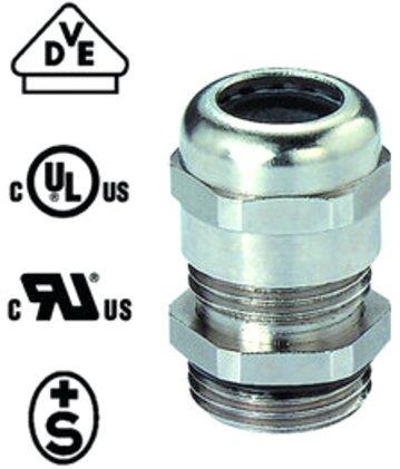 Kabelverschraubung-EMV-PERFECT 50.620 M/EMV M20x1,5 Messing/Ni. 
