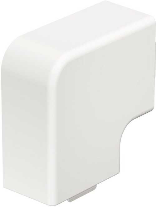 Flachwinkelhaube 25x40mm PVC reinweiß RAL 9010 