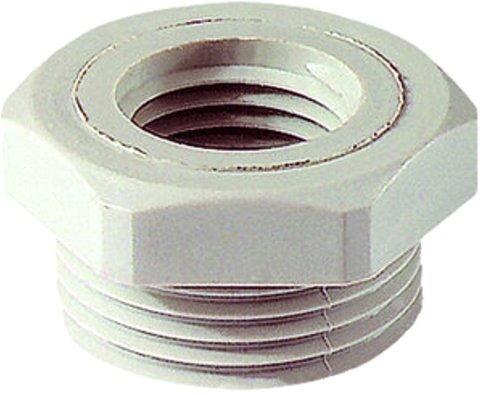 Reduktion M16M12 PA RAL7035 Polyamid PA6 GF30 hellgrau 