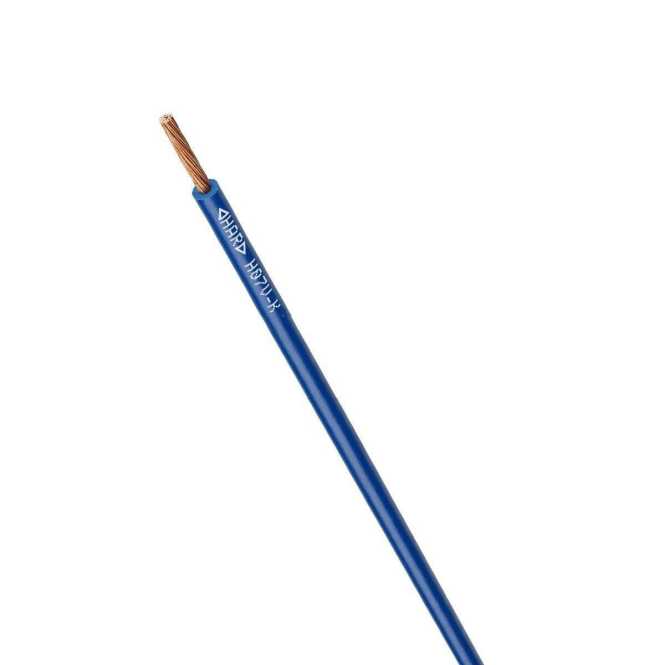PVC Aderleitung 2,5 mm² dunkelblau 100m Spule 