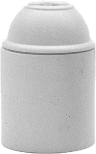 Lampenfassung 110/06 Kunststoff E27 Fassung glatt weiß 