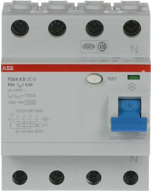 FI-Schutzschalter  63A 4-polig 300mA Typ A selektiv 