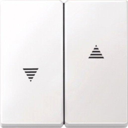 Wippe für Rollladenschalter und -taster polarweiß 