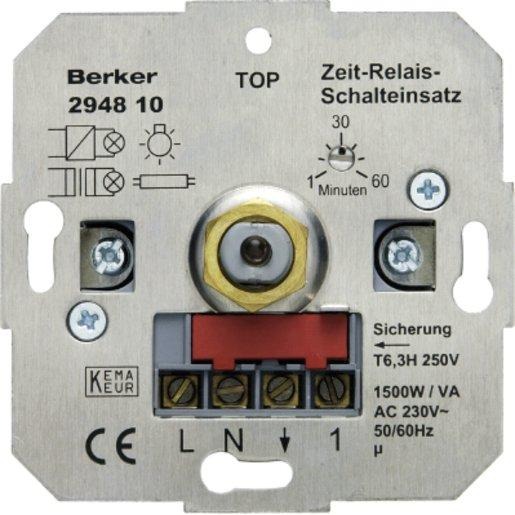 Zeit-Relais-Schalteinsatz Hauselektronik mit Druck-Ein-/Ausschalter 