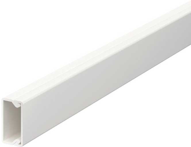 Leitungsführungskanal mit Bodenlochung 10x20 mm reinweiß 