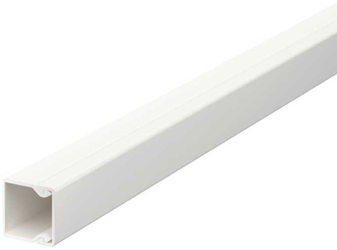 Leitungsführungskanal mit Bodenlochung 15x15 mm reinweiß 