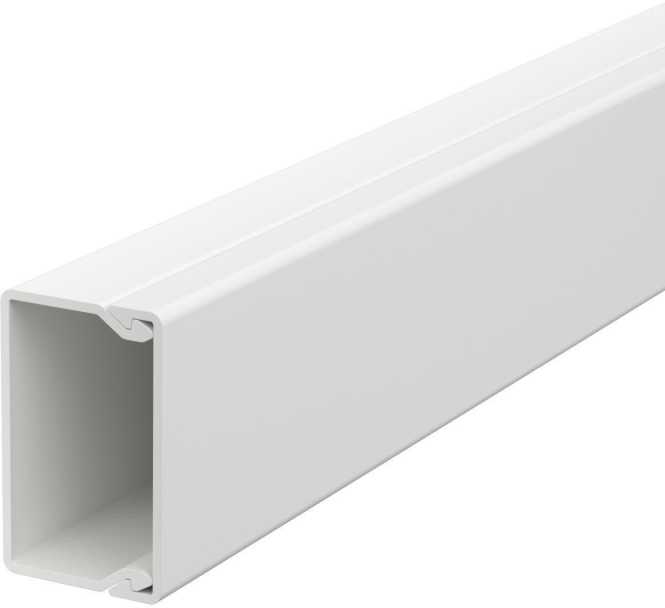 Leitungsführungskanal mit Bodenlochung 25x40 mm reinweiß 