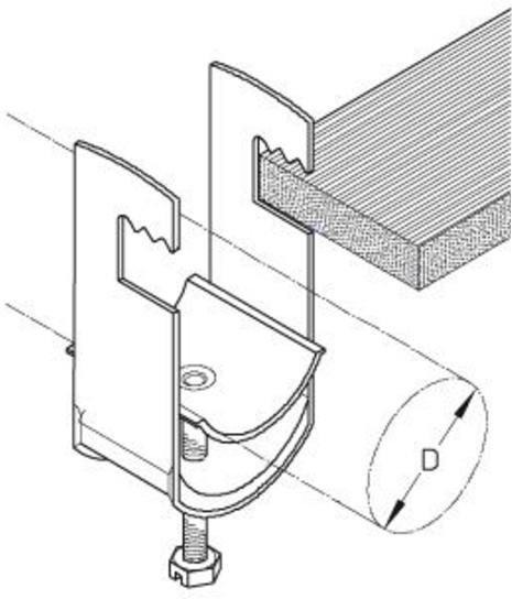 Kabelschelle K 28 U für Durchmesser 24-28 mm 