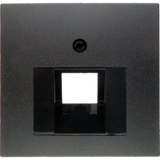 Zentralstück für UAE-Steckdose B.1/B.3/B.7 Glas anthrazit 