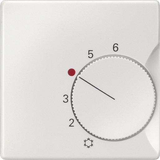Abdeckung I-System titanweiß für Raumtemperaturregler Öffner/Wechsler 