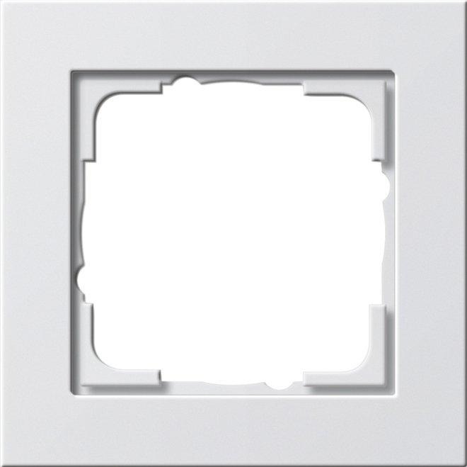 1-fach Abdeckrahmen für E2 reinweiß 