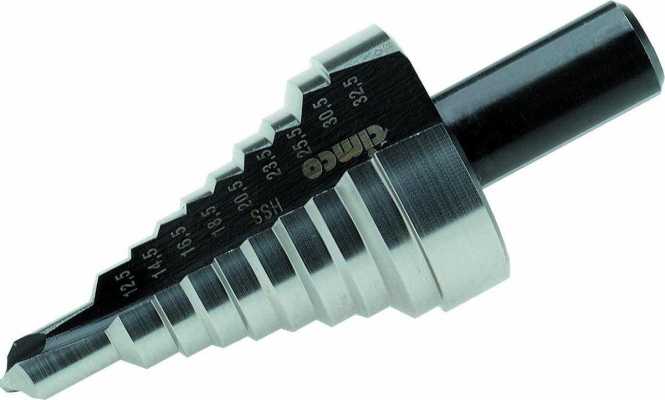 Stufenbohrer für Kabelverschraubungen M 12-32 