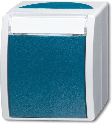 Aufputz Wippschalter Beschriftungsfeld 