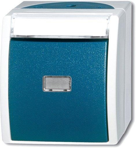 Aufputz Wipptaster Beschriftungsfeld 