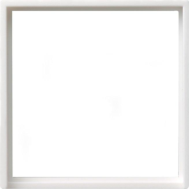 Adapterrahmen 50x50 quadratisch für System 55 reinweiß 