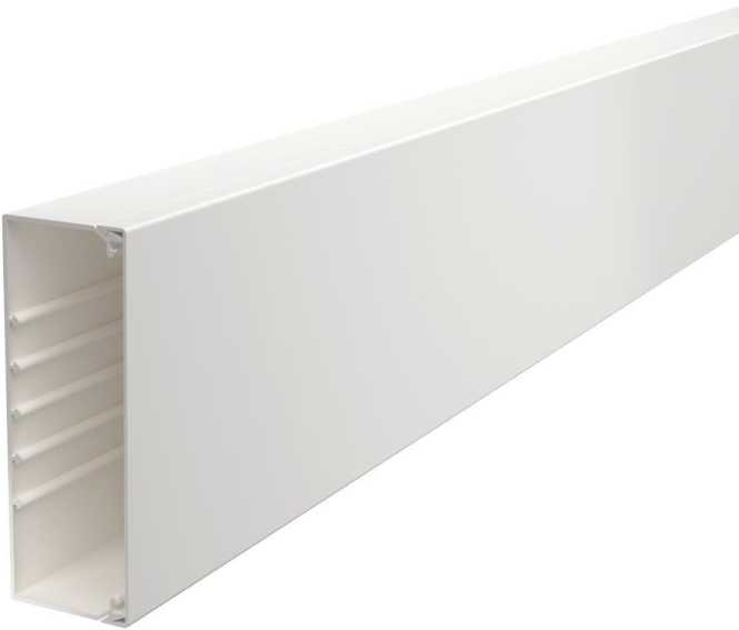 Leitungsführungskanal mit Bodenlochung 60x170 mm reinweiß 