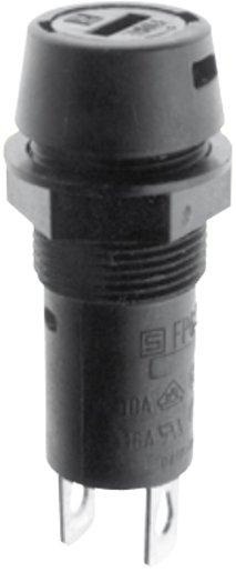 SicherungHalter 250V Plattenmon. v. Frontseite 