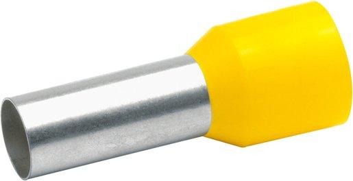 Isolierte Aderendhülse DIN 46228 Teil 4 halogenfrei gelb 