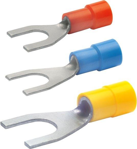 Isolierter Quetschkabelschuh DIN 46237 gelb 