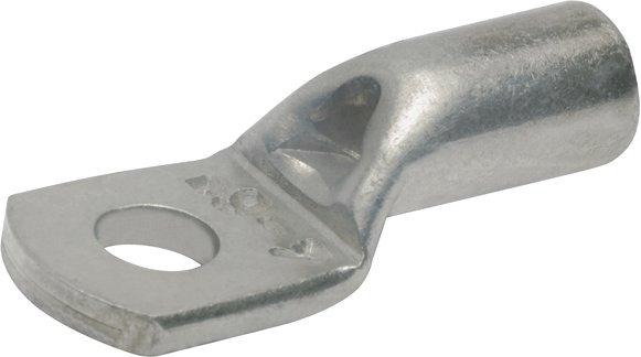 Rohrkabelschuh 4 mm² M6 E-Cu galvanisch verzinnt mit Sichtloch 