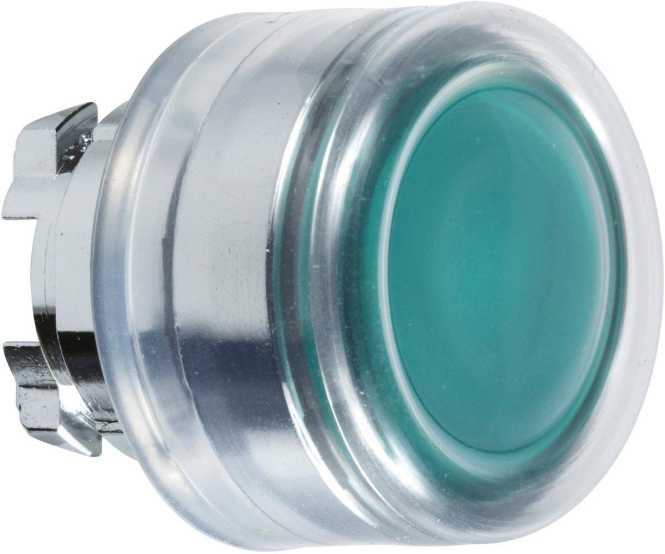 Leuchttaster Frontelement grün + Kappe ZB4-BW533 