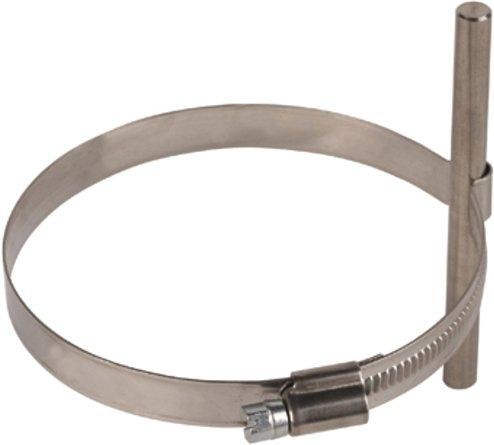 Leitungshalter für Regenfallrohre NIRO Ø 80-100 mm Rd. 8 mm 