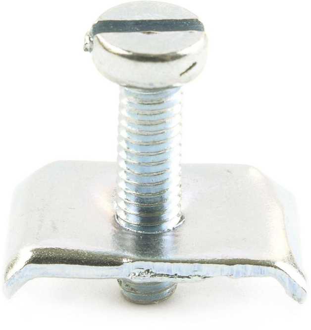 Gleitmutter aus Stahl galvanisch verzinkt inkl. Schraube 