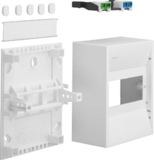Aufputz Miniverteiler IP30 für 6 Module 