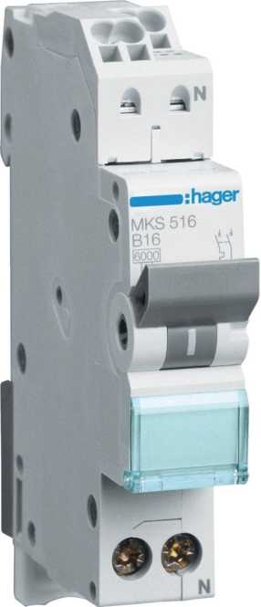 LS-Schutzschalter 2-polig B-Char 16A 1TE QuickConnect 