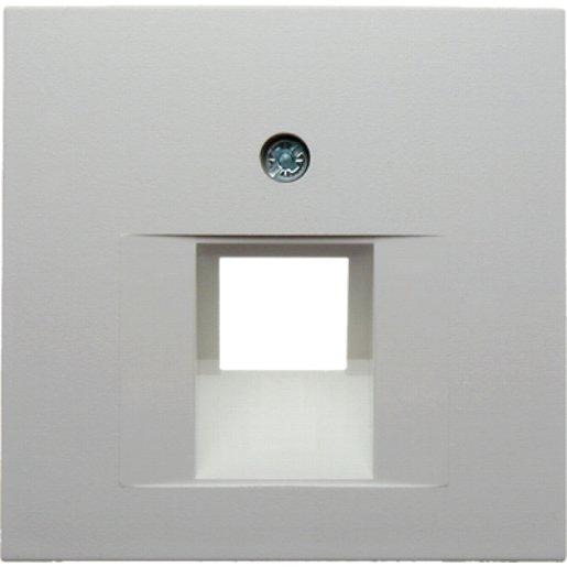 Zentralstück für UAE-Steckdose S.1/B.1/B.3/B.7 Glas polarweiß 