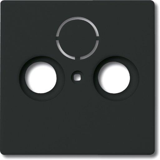 Abdeckung carat für Antennensteckdosen mit 2 Anschlüsse 