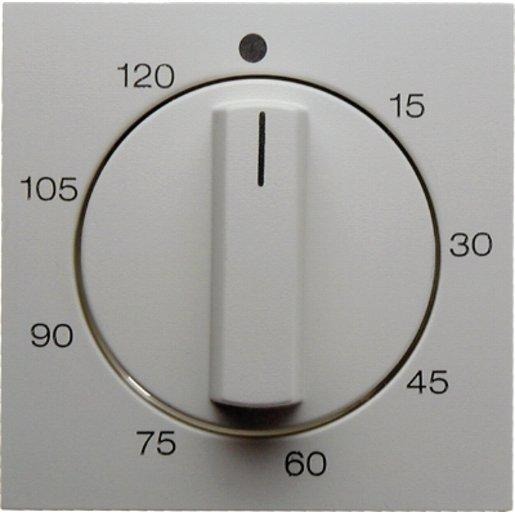 Zentralstück mit Regulierknopf f. mechanische Zeitschaltuhr polarweiß 
