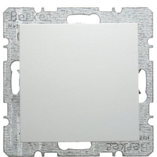 Blindverschluss mit Zentralstück S.1/B.1/B.3/B.7 Glas polarweiß 