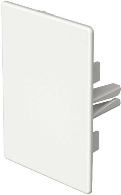 Endstück 60x90mm PVC reinweiß RAL 9010 