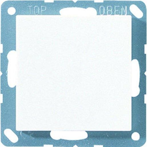 Blind-Abdeckung Tragring weiß glänzend 