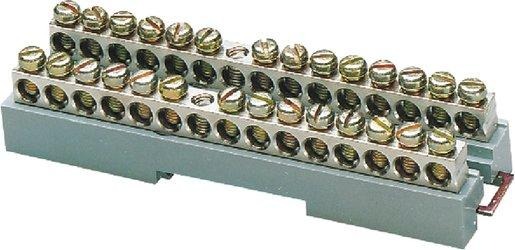 Klemmenträger mit Klemmenschienen KS-3 
