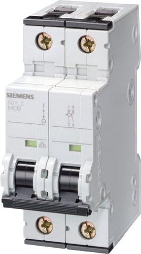 LS-Schutzschalter 2-polig 10kA C-Char 6A 2TE 