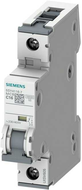 LS-Schutzschalter 1-polig 10kA C-Char 16A 1TE 