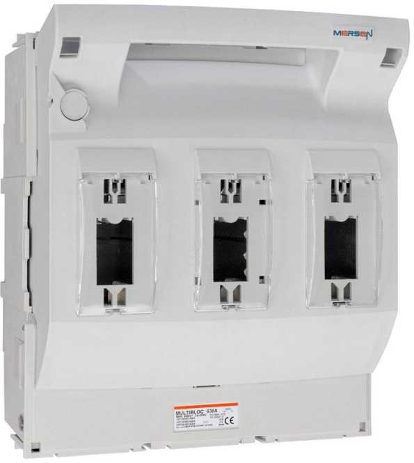 MULTIBLOC NH-Lasttrennschalter 3.ST8 Gr.3 630A 3-polig Aufbau M12 