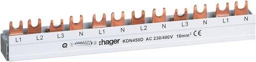 Phasenschiene 1FI-4-polig+4 LS 1+N KDN450D 