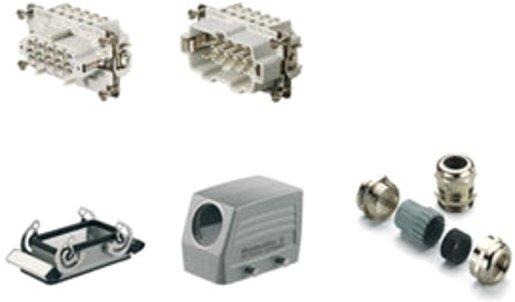 Schwere Steckverbinder Baugröße 4 mit Schraubanschluss 500 V 16 A M25 