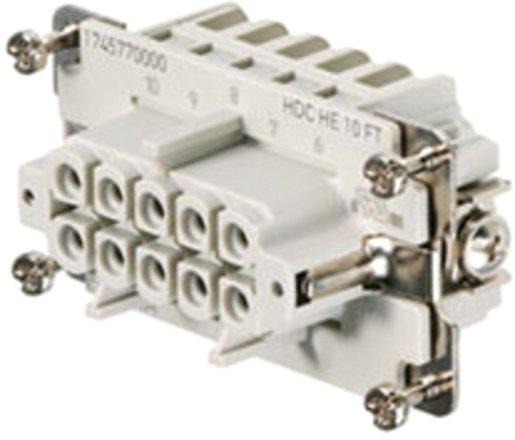 Einsatz HDC Buchse 500 V 16 A HE 10 FT 