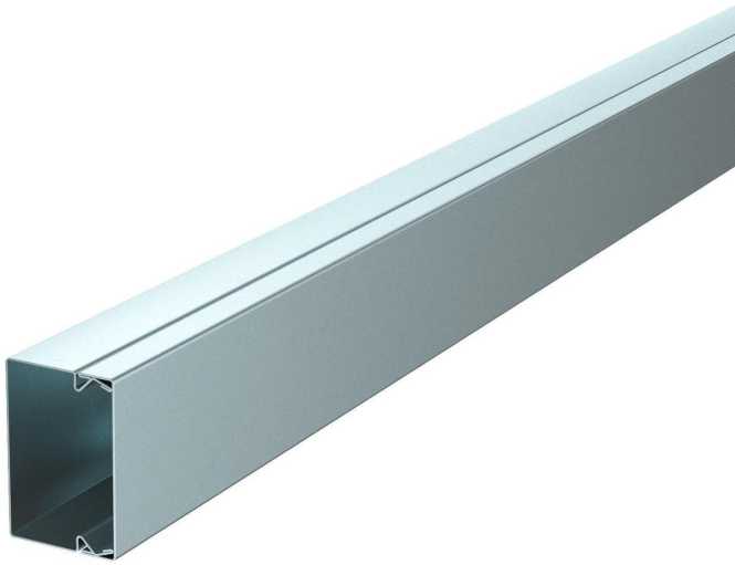 Leitungsführungskanal mit Bodenlochung 40x60 mm Stahl verzinkt 