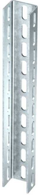 U-Stiel 3-seitig gelocht 70x50x3000 St FT 