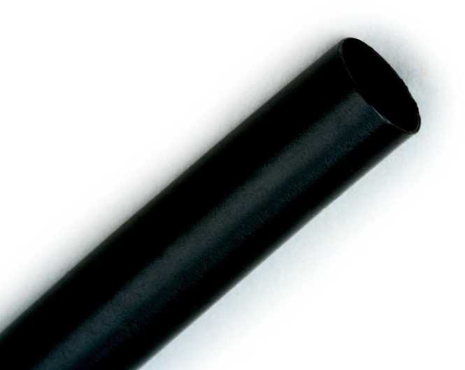 Warmschrumpfschlauch dünnwandig ohne Schmelzkleber 3/1mm 3:1 schwarz 