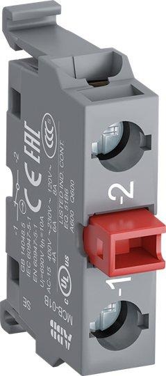 Kontaktblock 1Ö rückw.Befest. 